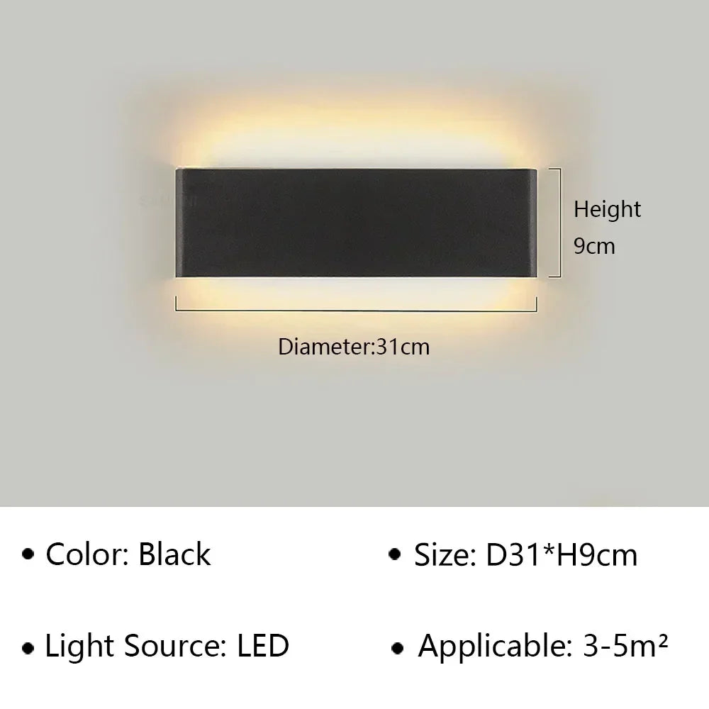 Contemporary LED Wall Light | Soft White Glow for Home