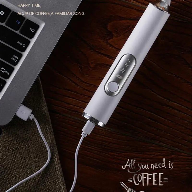 Premium Electric Milk Frother and Heater with USB Charge