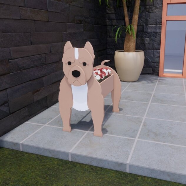 Variant image for Dog-Themed Flowerpot – Durable Decorative Planter for Dog Lovers in Various Sizes – Indoor/Outdoor Use-8