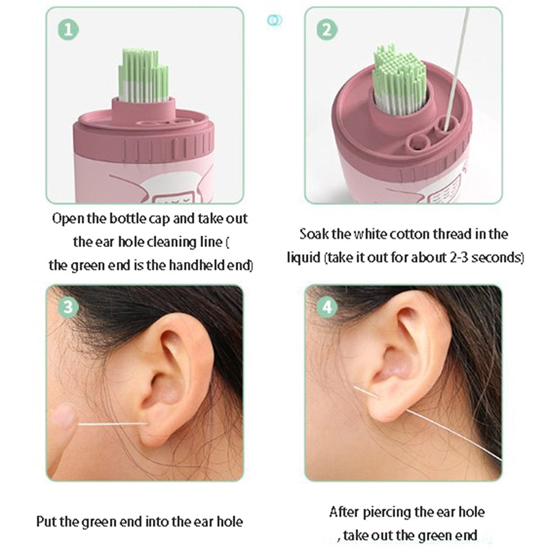 Easy Ear Piercing Cleaning Kit