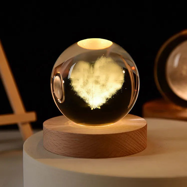 Beautiful Crystal Night Lamp Gift - Fesara