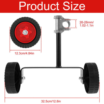 Universal Lawn Mower Wheel Kit Adjustable Height Support