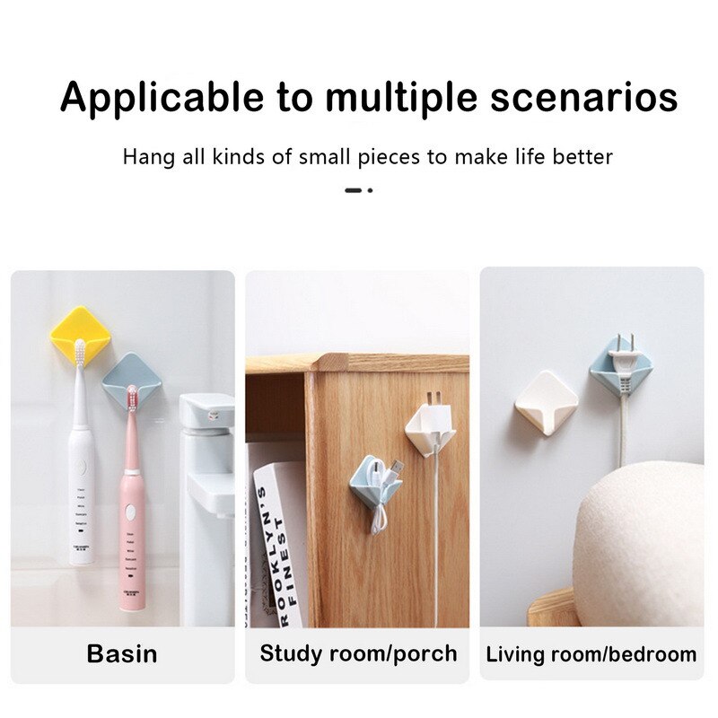 Easy Install Adhesive Cable Wall Mount Hook