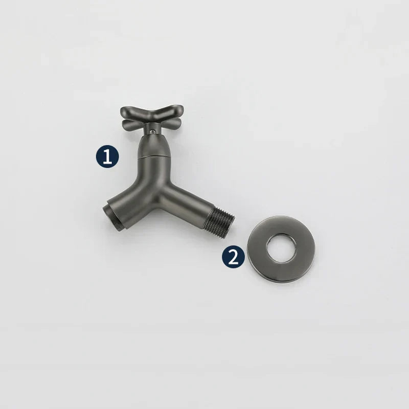 Luxury Solid Brass Wall Mount Kitchen Faucet
