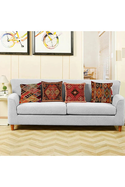 Colorful Global Print Pillow Cover - Fesara