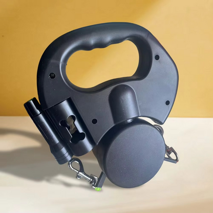 Durable Dual Dog Leash with LED Night Light