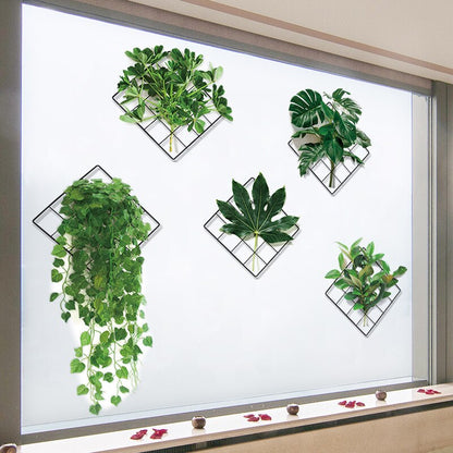 Natural Leaf Greenery Wall Decal Sticker
