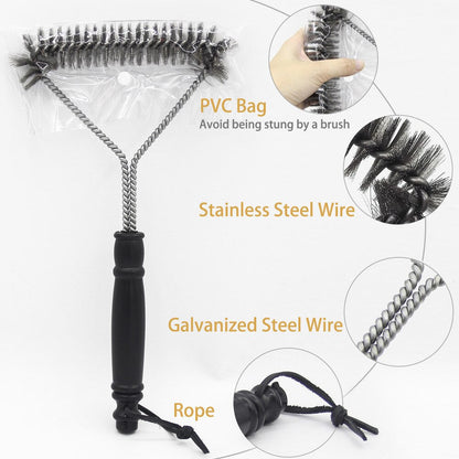 Heavy Duty Stainless Steel Grill Cleaner Brush