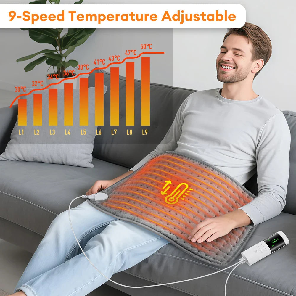 Fast Heat Electric Heating Pad for Back and Legs
