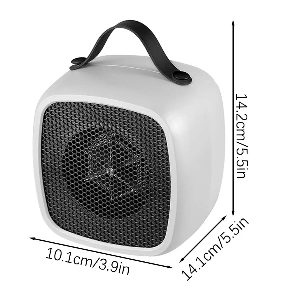 Compact 500W Electric Space Heater for Home Office Use