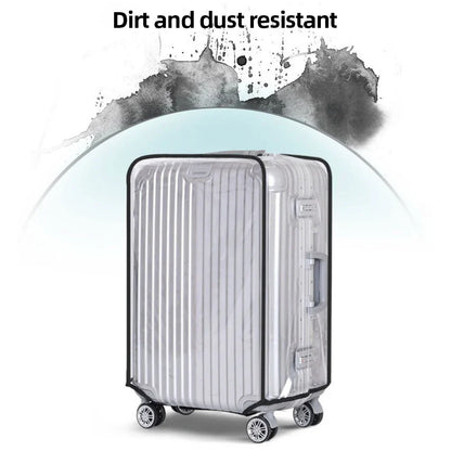 Clear Protective Travel Luggage Cover