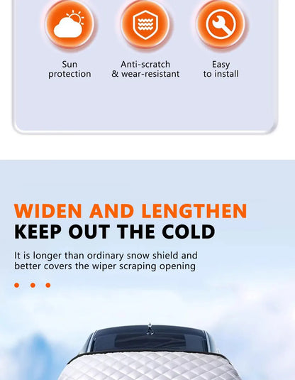 Winter Car Windshield Snow Cover with Magnets