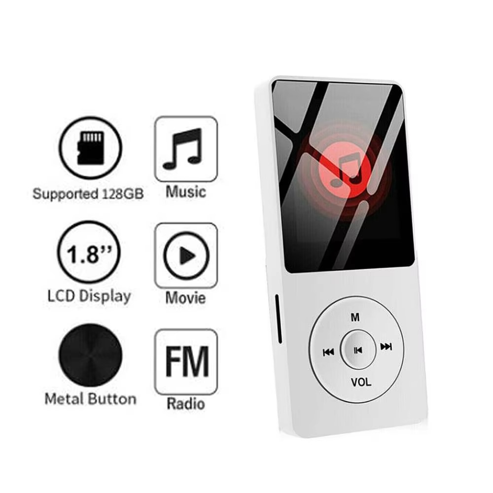 Compact Portable Bluetooth Music Player with 1.8 Screen