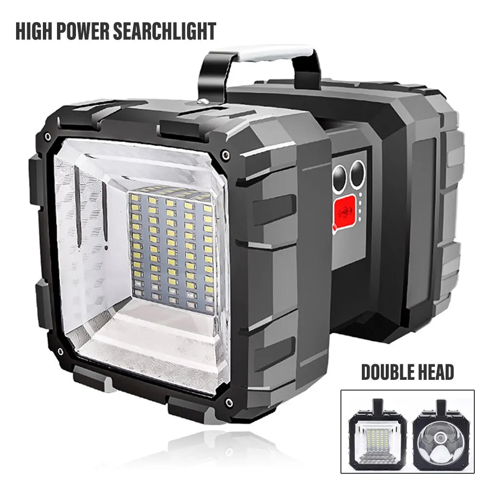 Bright Portable LED Spotlight 40W Waterproof Rechargeable - Fesara