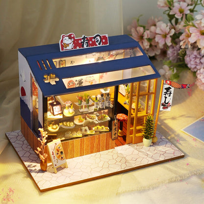 Small Japanese Model House Building Set