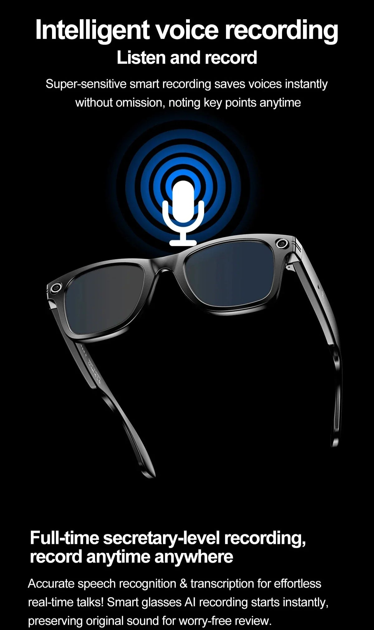 Intelligent Wireless Video Glasses