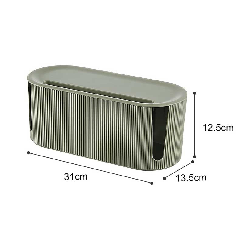 Compact Cable Management Storage Box Organizer