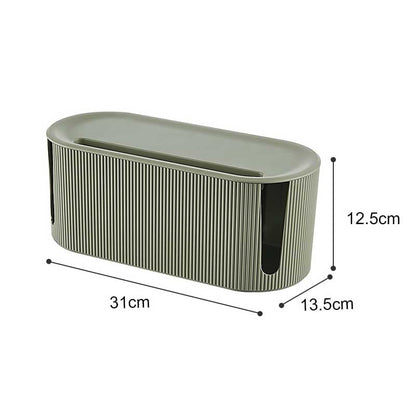 Compact Cable Management Storage Box Organizer