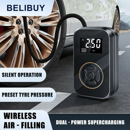 Portable Air Compressor and Power Bank Charger