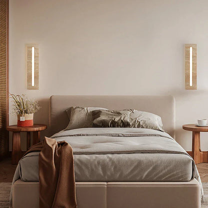 Calming Rustic Wooden Wall Light