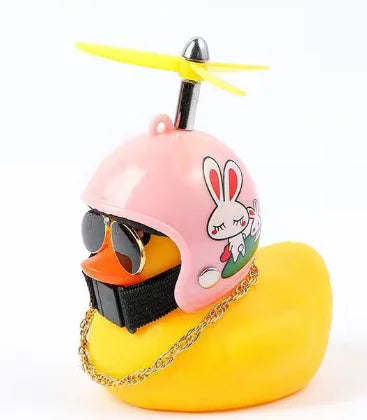 Duck Bike Bell with Safety Helmet