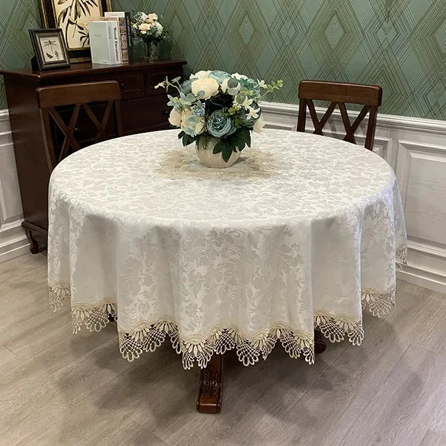 Elegant Lace Dining Table Cover