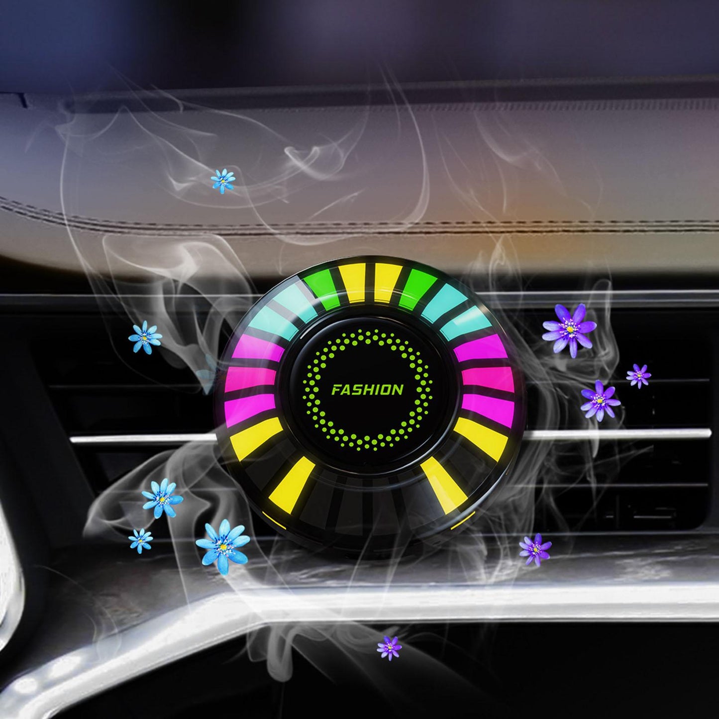 Colorful Car Air Freshener LED Mood Lamp - Fesara