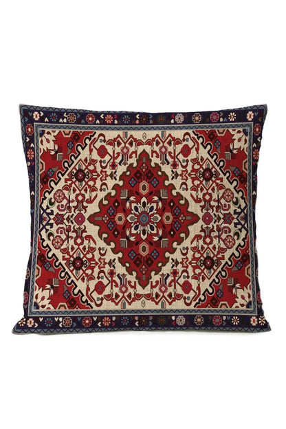 Colorful Global Print Pillow Cover