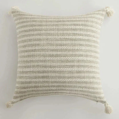 Stylish Home Decor Cushion Cover with Chic Tassels