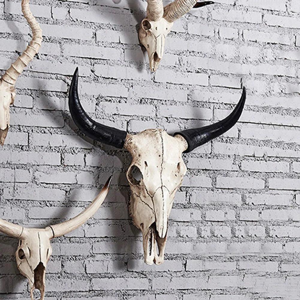 Western Decor Longhorn Wall Skull