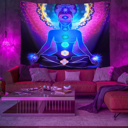 Vibrant Glow Wall Hanging Tapestry