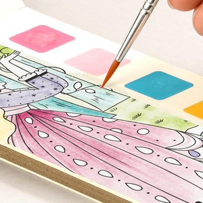 Colorful Children's Watercolor Art Painting Kit