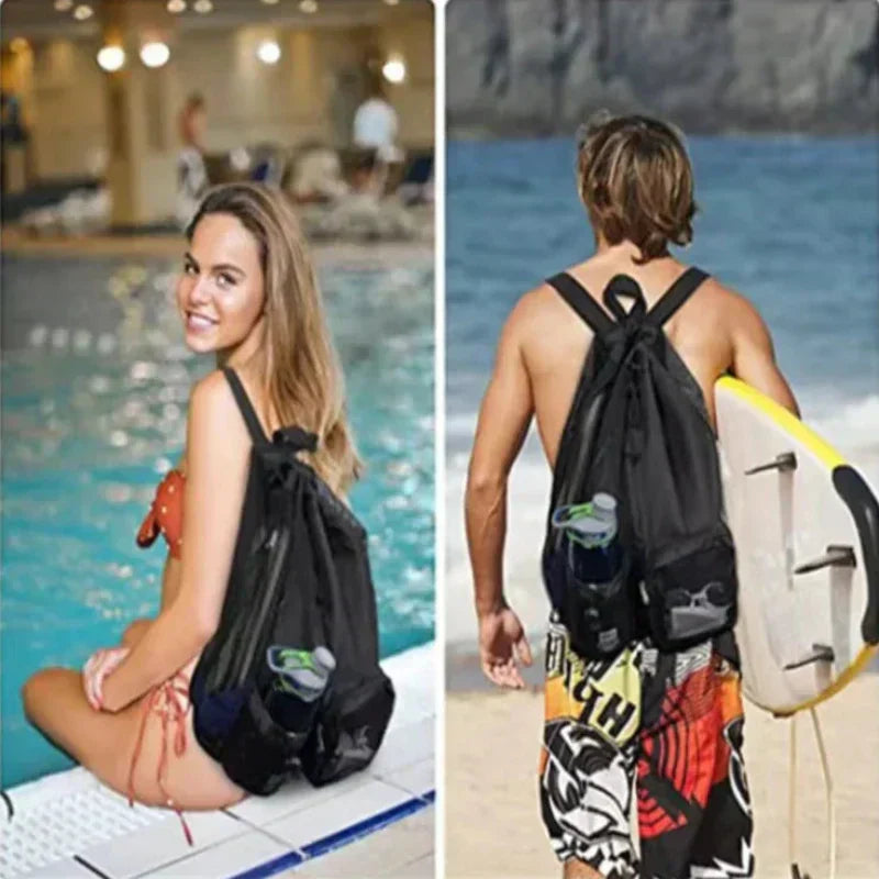 Tough Fitness Bag with Breathable Mesh Compartment - Fesara