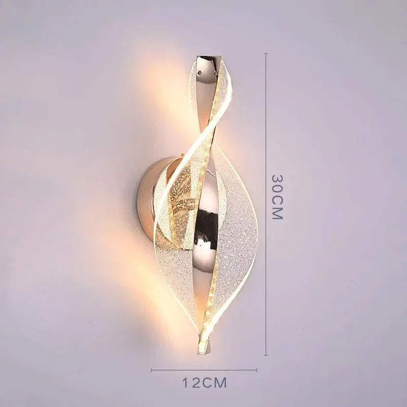 Contemporary LED Wall Lamp with Color Changing Light