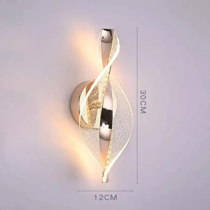 Contemporary LED Wall Lamp with Color Changing Light
