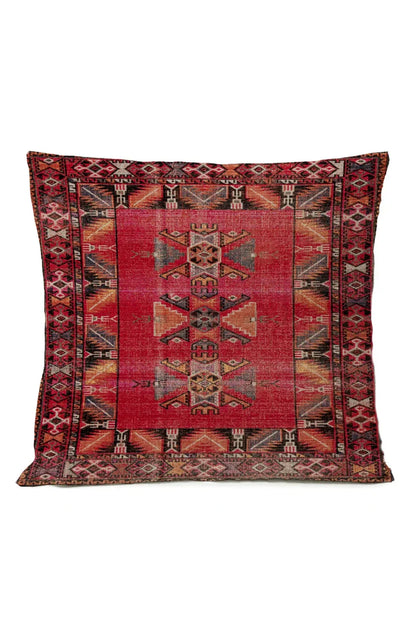 Colorful Global Print Pillow Cover