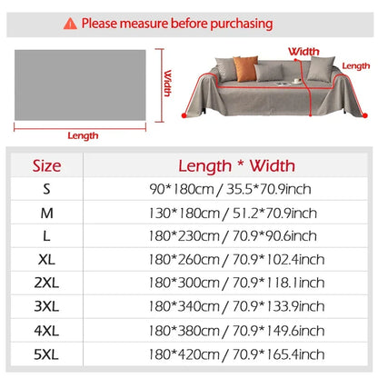 Waterproof Sofa Throw Blanket Protector Cover