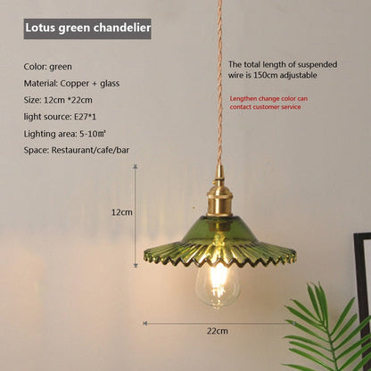 Clear Glass Hanging Pendant Light