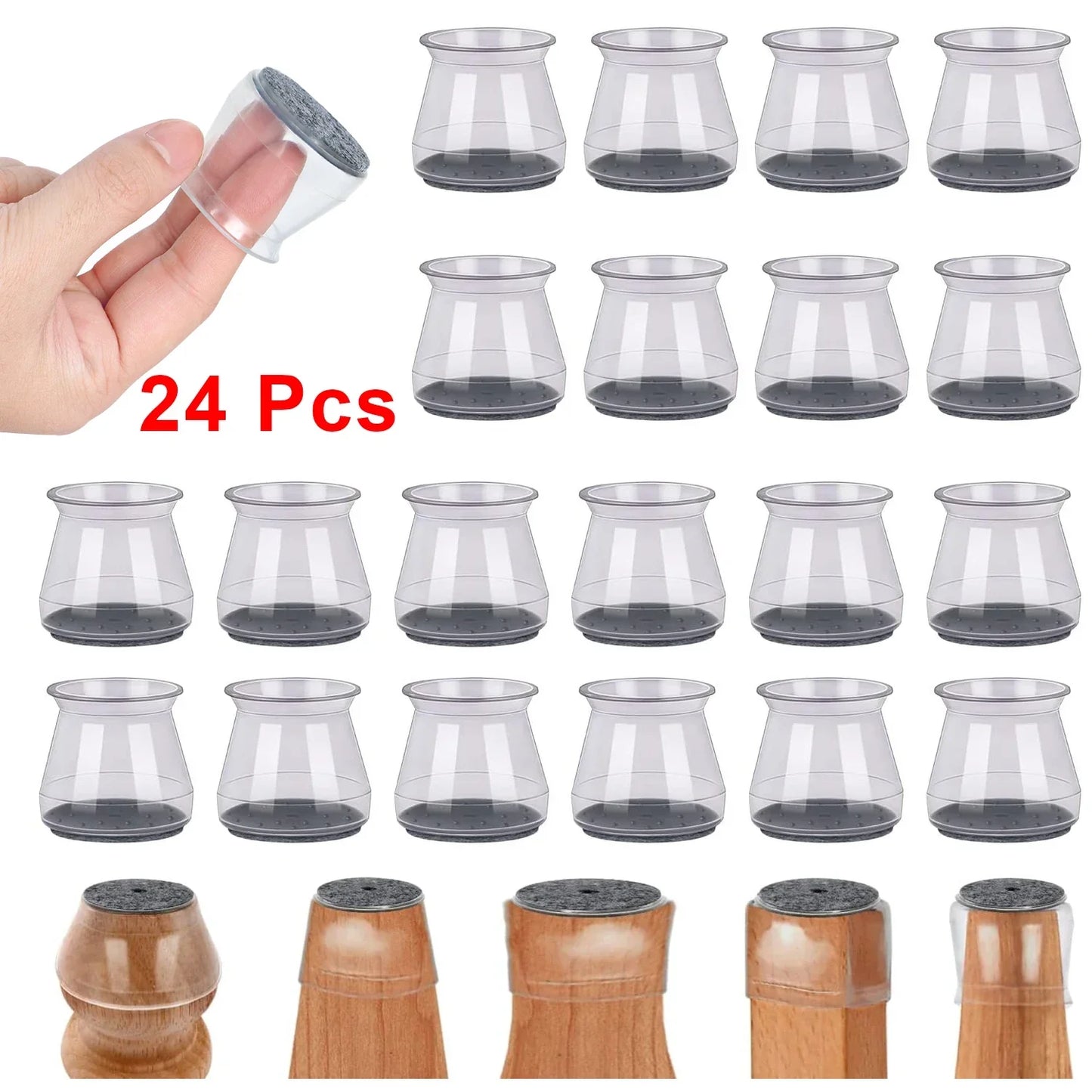Fesara | Soft Furniture Floor Saver Chair Leg Caps