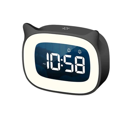 Smart LED Alarm Clock with USB Charging and FM Radio