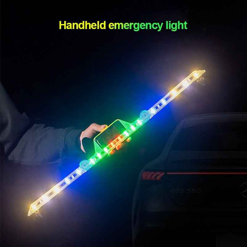 Portable Solar Powered Car Safety Light