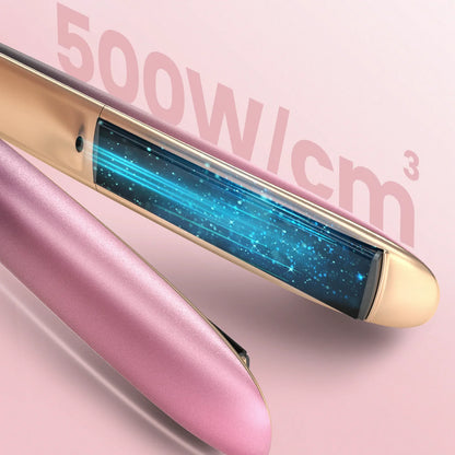Premium Rose Gold Flat Iron & Curling Tool