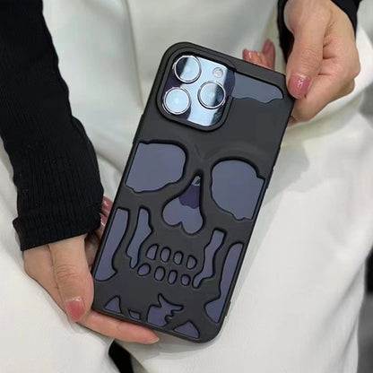 Dark Black Skull Phone Cover