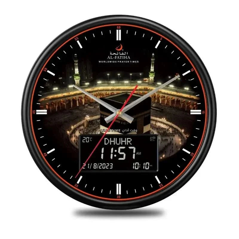 Islamic Prayer Clock with Auto Azan and 10 Sounds