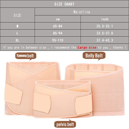 Postpartum 3-in-1 Supportive Waist Shaper Belt
