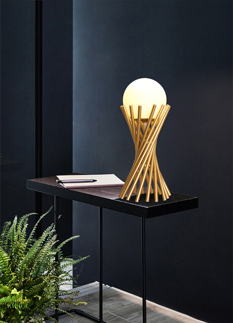 Stylish Round Table Lamp for Modern Decor