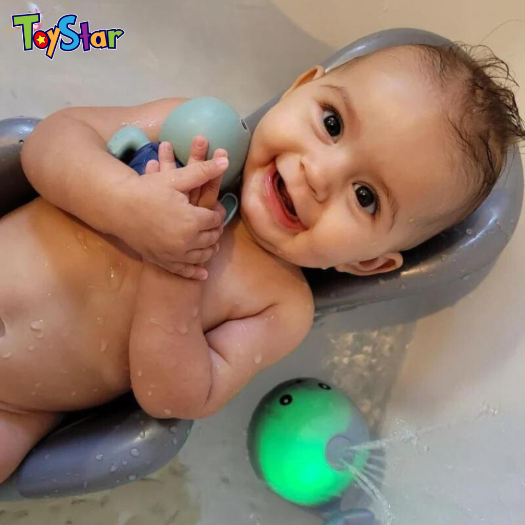 Colorful Ocean Whale Bath Toy