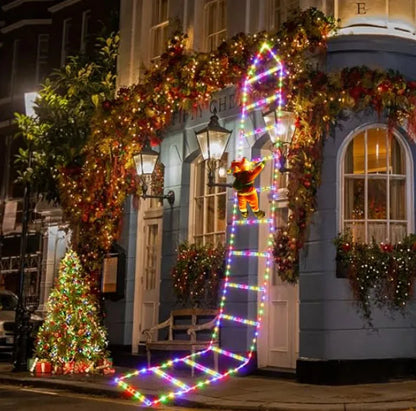Festive LED Christmas Climber Decoration with 8 Modes