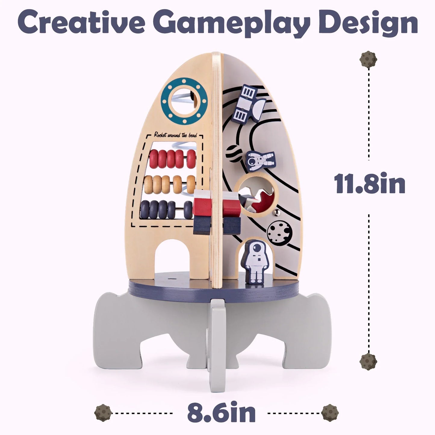 Educational Wooden Toy Cube for Kids