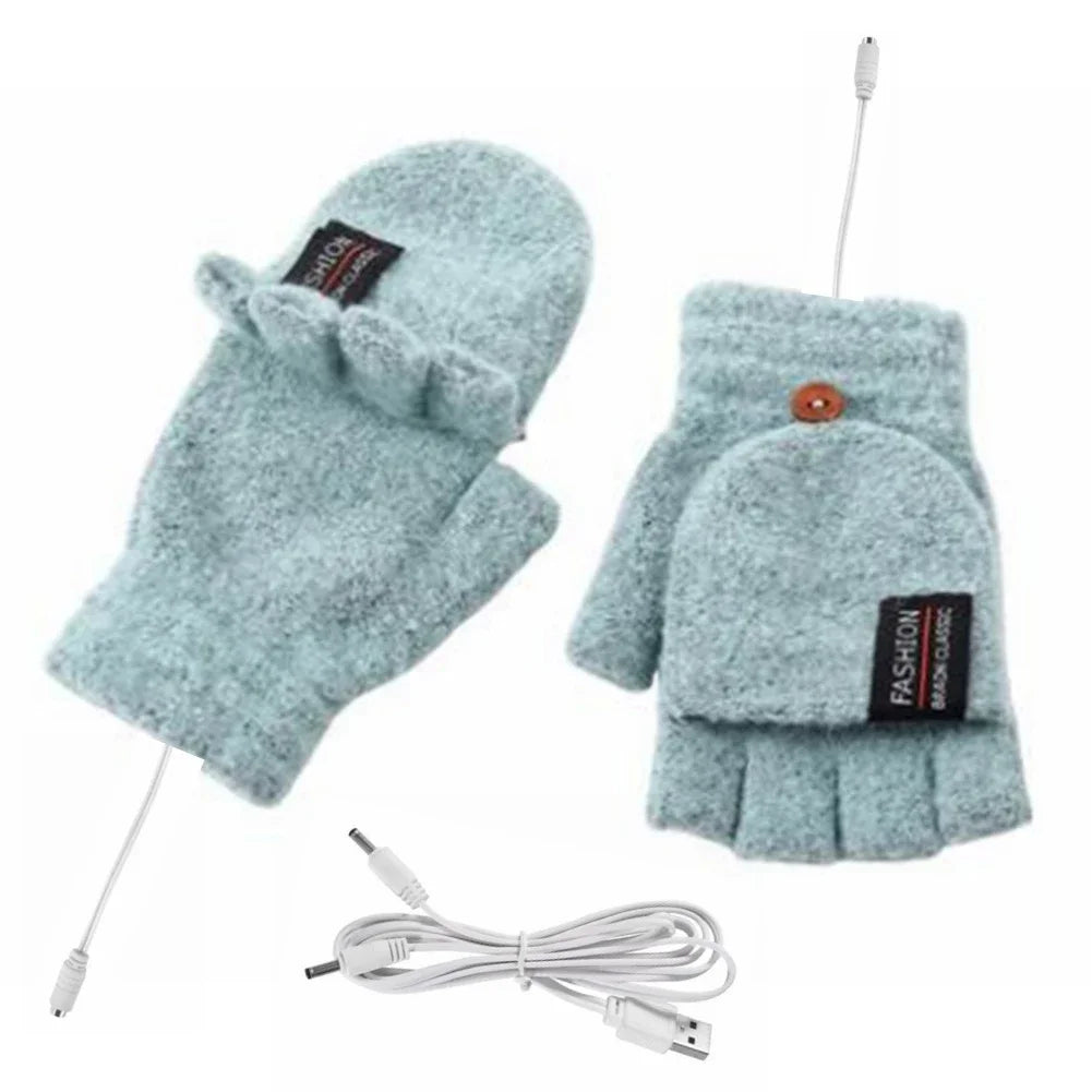 Warm Rechargeable Heated Gloves for Men Women
